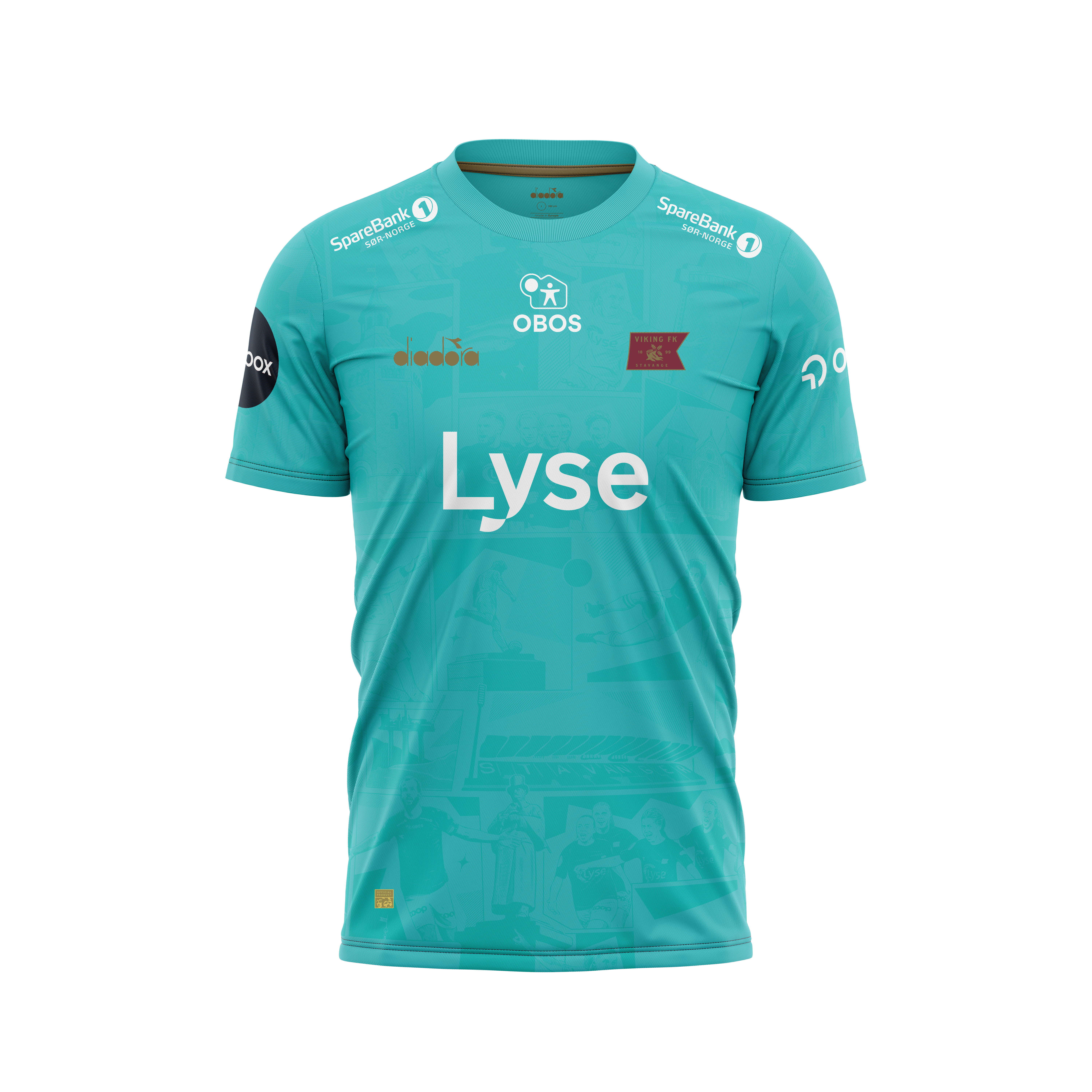 Keepertrøye turkis 2025