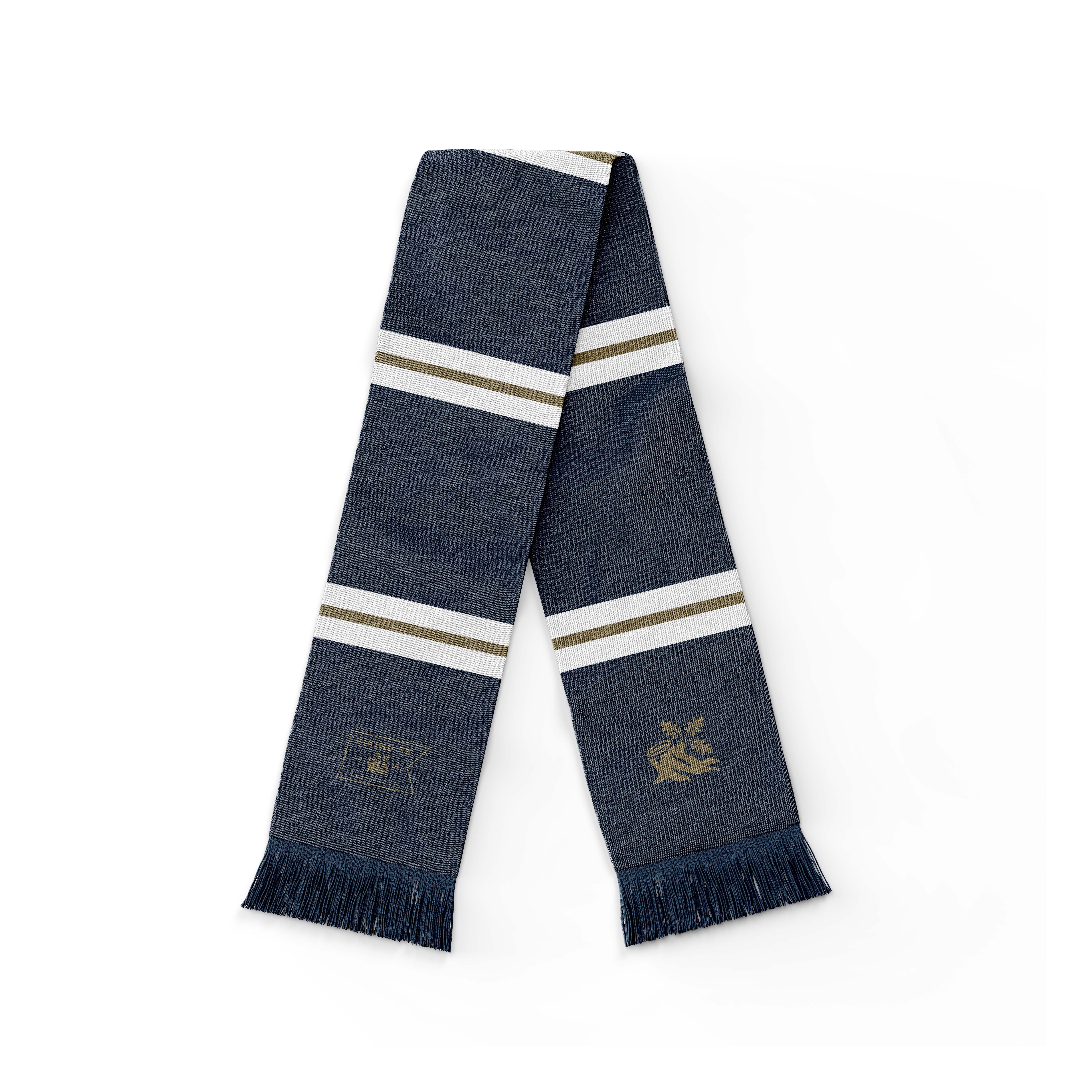 Skjerf broderte logoer